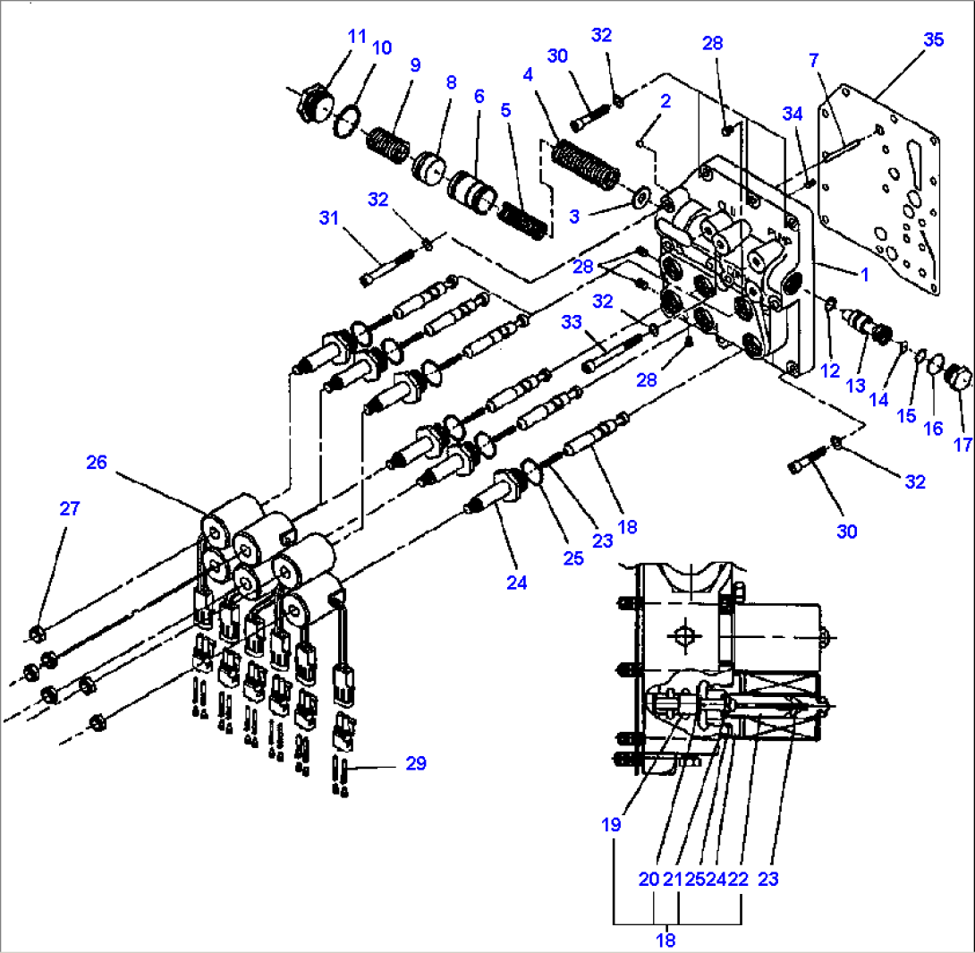 FIG. F5360-01A0 TRANSMISSION CONTROL VALVE