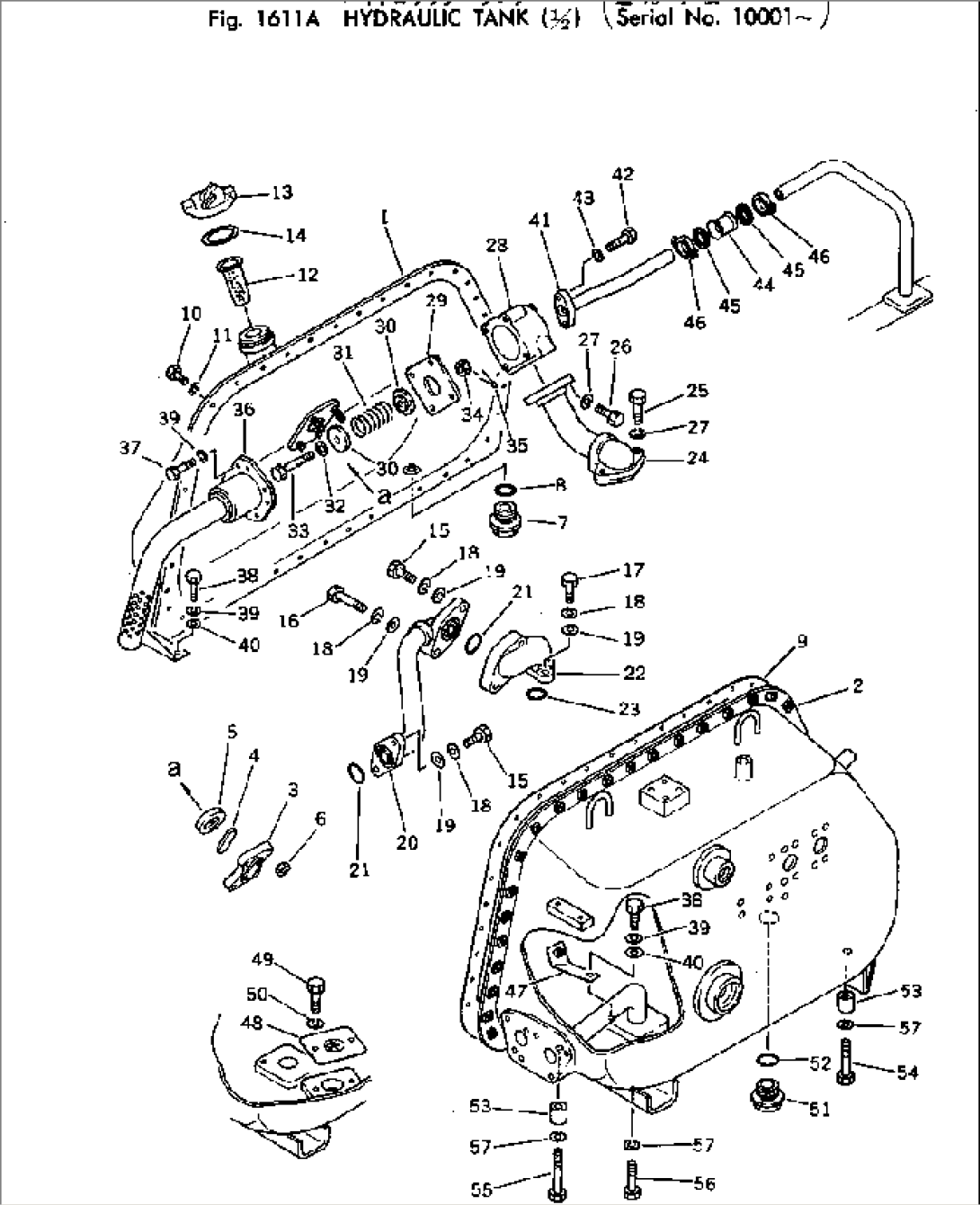 HYDRAULIC TANK (1/2)(#10001-)