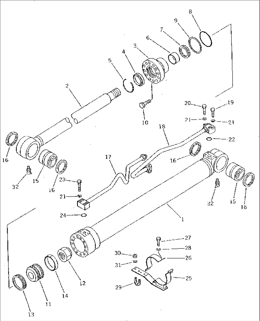 BOOM CYLINDER(#1601-2300)