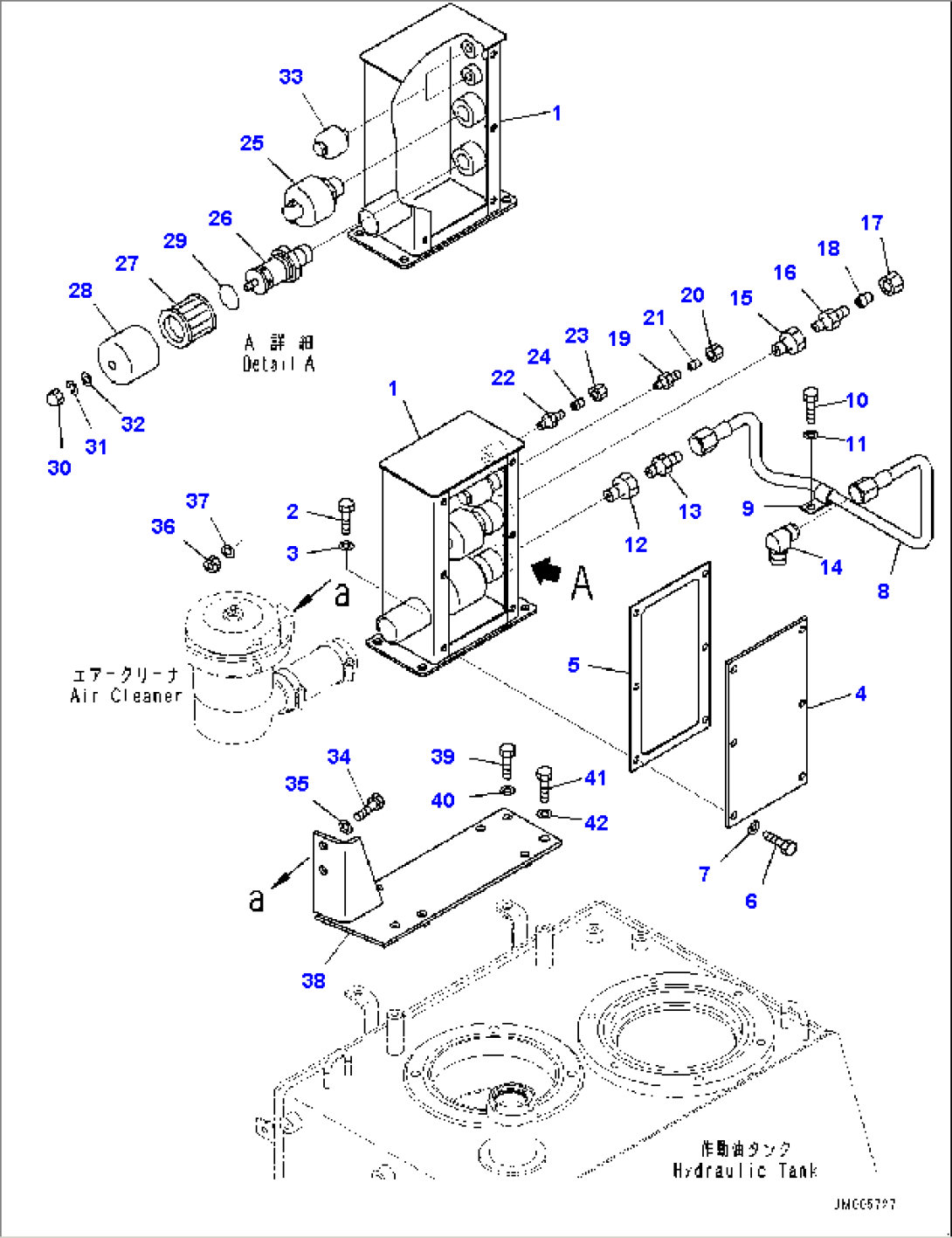 Hydraulic Tank, Breather Box (#2785-)