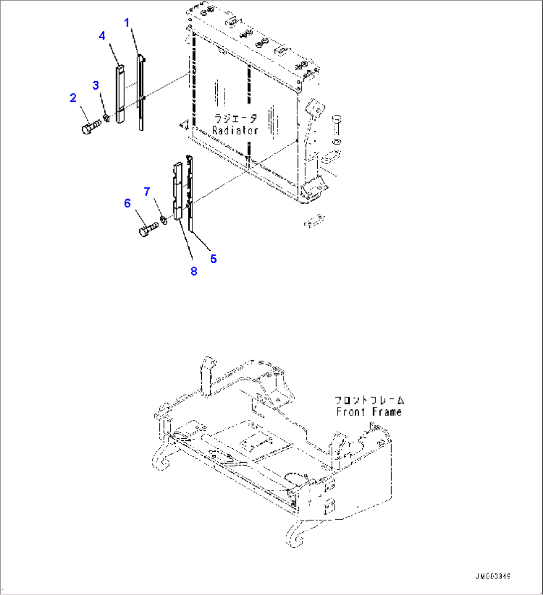 Radiator, Sheet (#5001-)