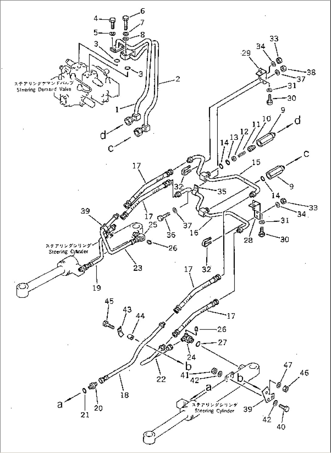 STEERING OIL PIPING(#10001-10036)