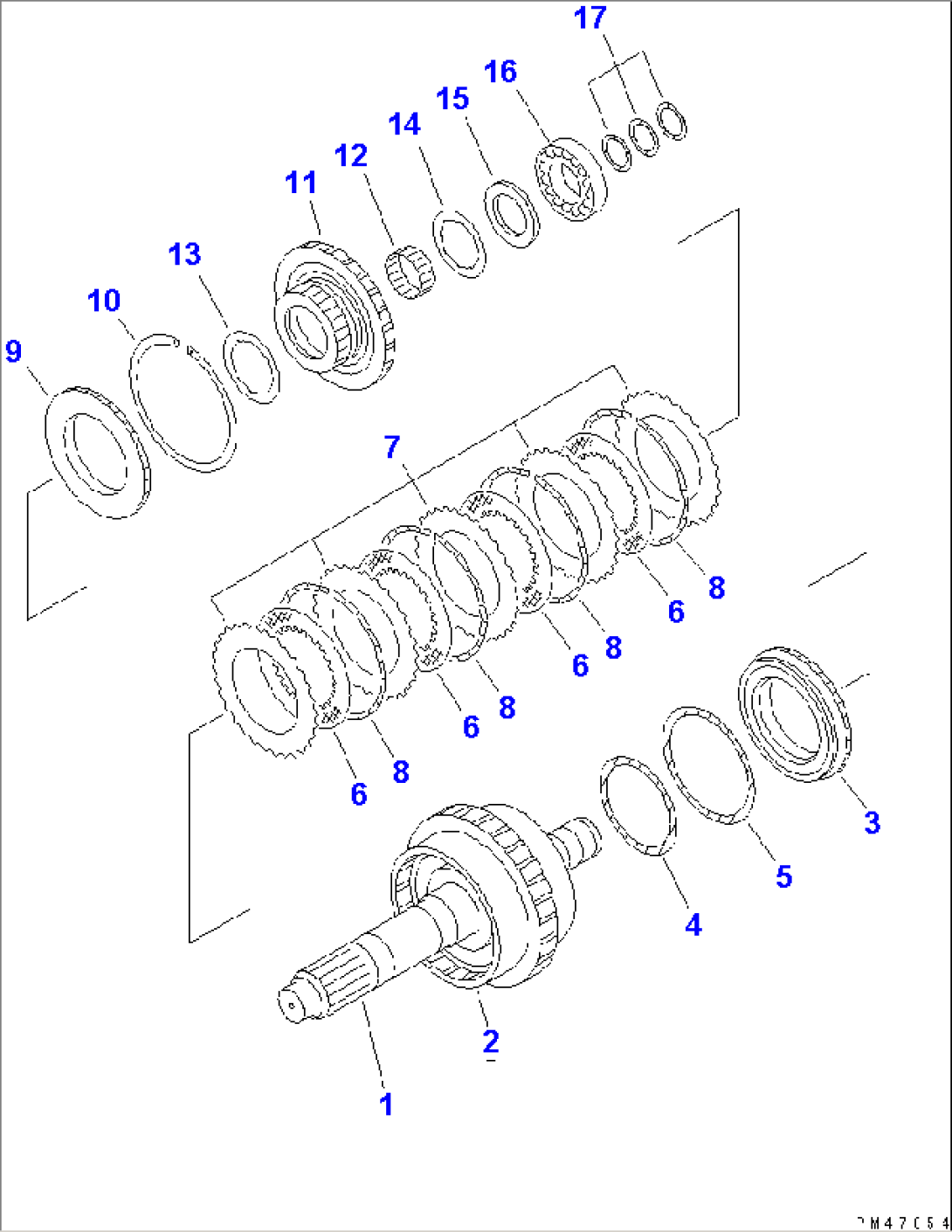 TRANSMISSION (3RD CLUTCH) (SNOW REMOVING SPEC.)(#60001-)