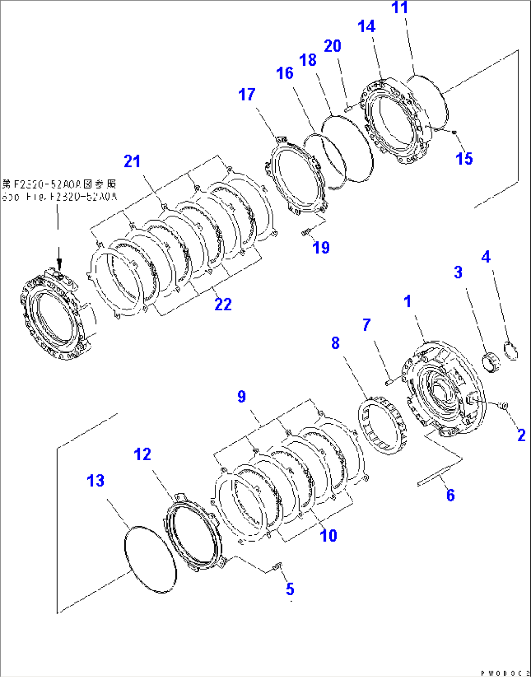 TRANSMISSION (1ST HOUSING)(#4001-)