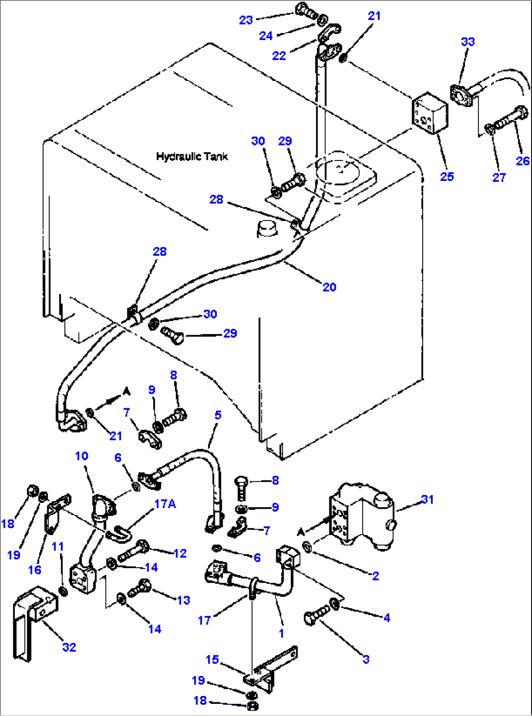 FIG NO. 4833 GROUND DRIVEN STEERING PIPING DIVIDER VALVE TO RESERVOIR