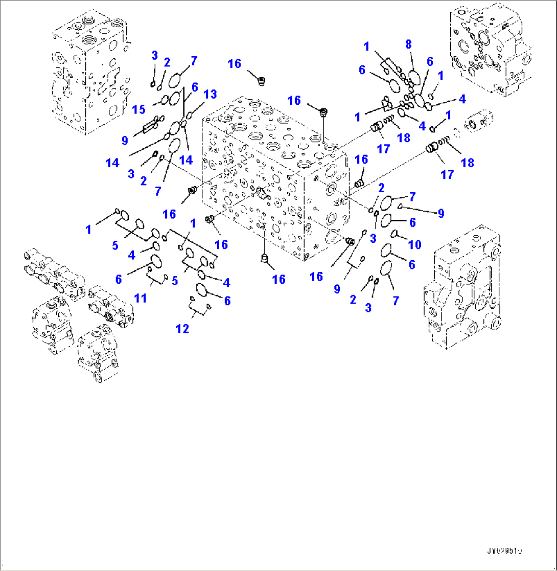 Control Valve, Inner Parts (4/22) (#80065-)