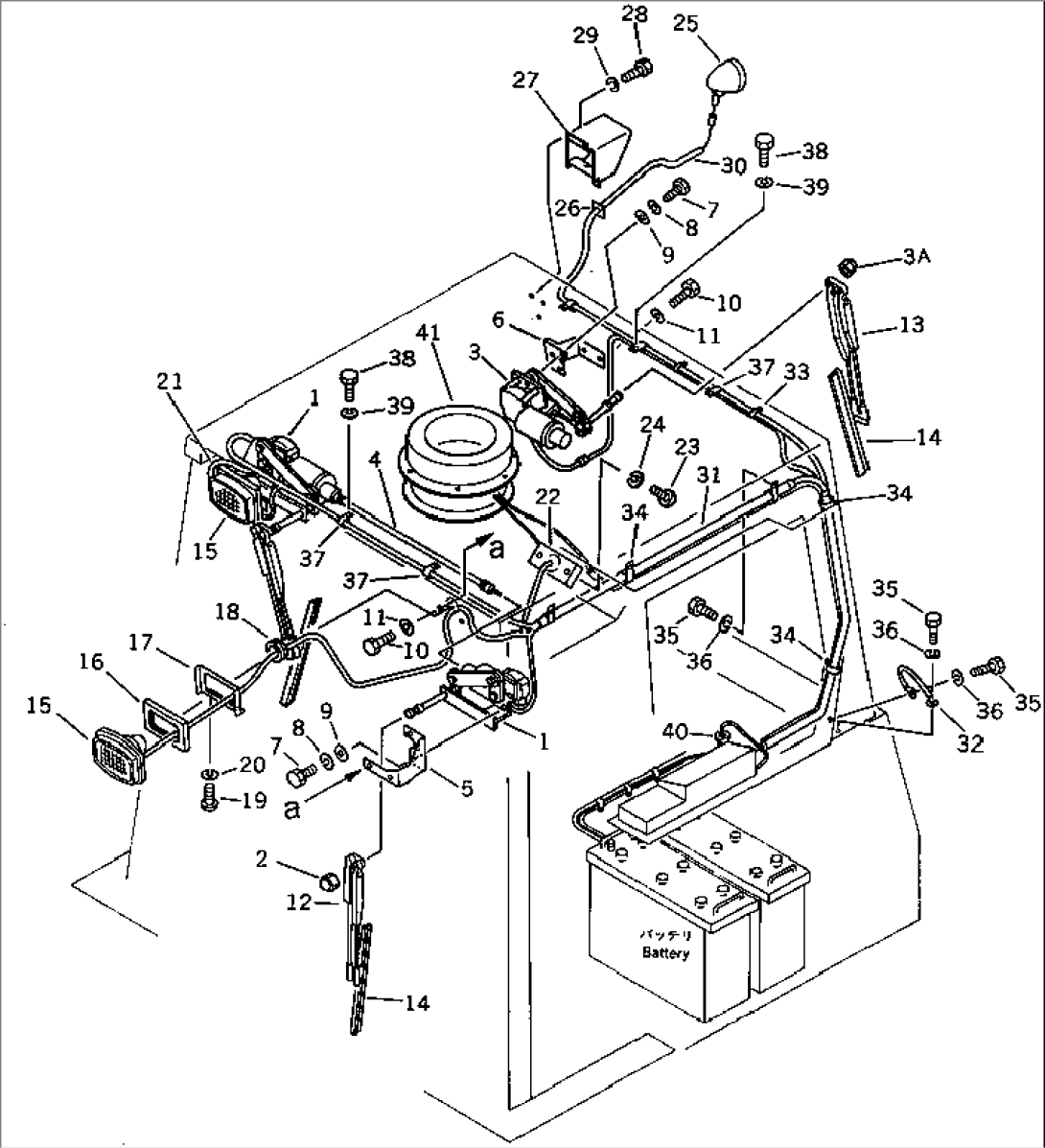 ROPS CAB (ELECTRICAL SYSTEM) (5/7)
