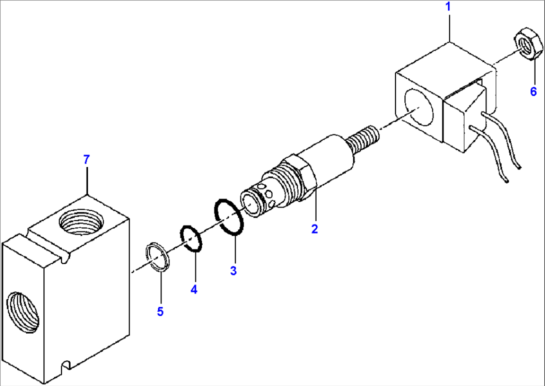 LOCK/UNLOCK DIFFERENTIAL CONTROL VALVE