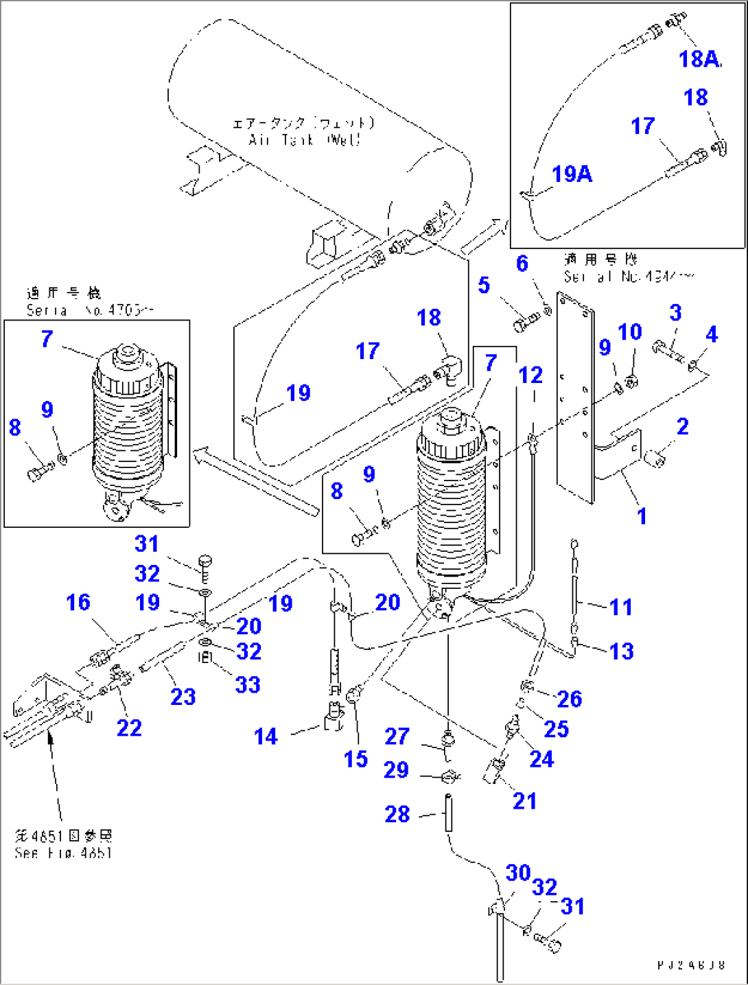 AIR DRYER PIPING(#4530-)