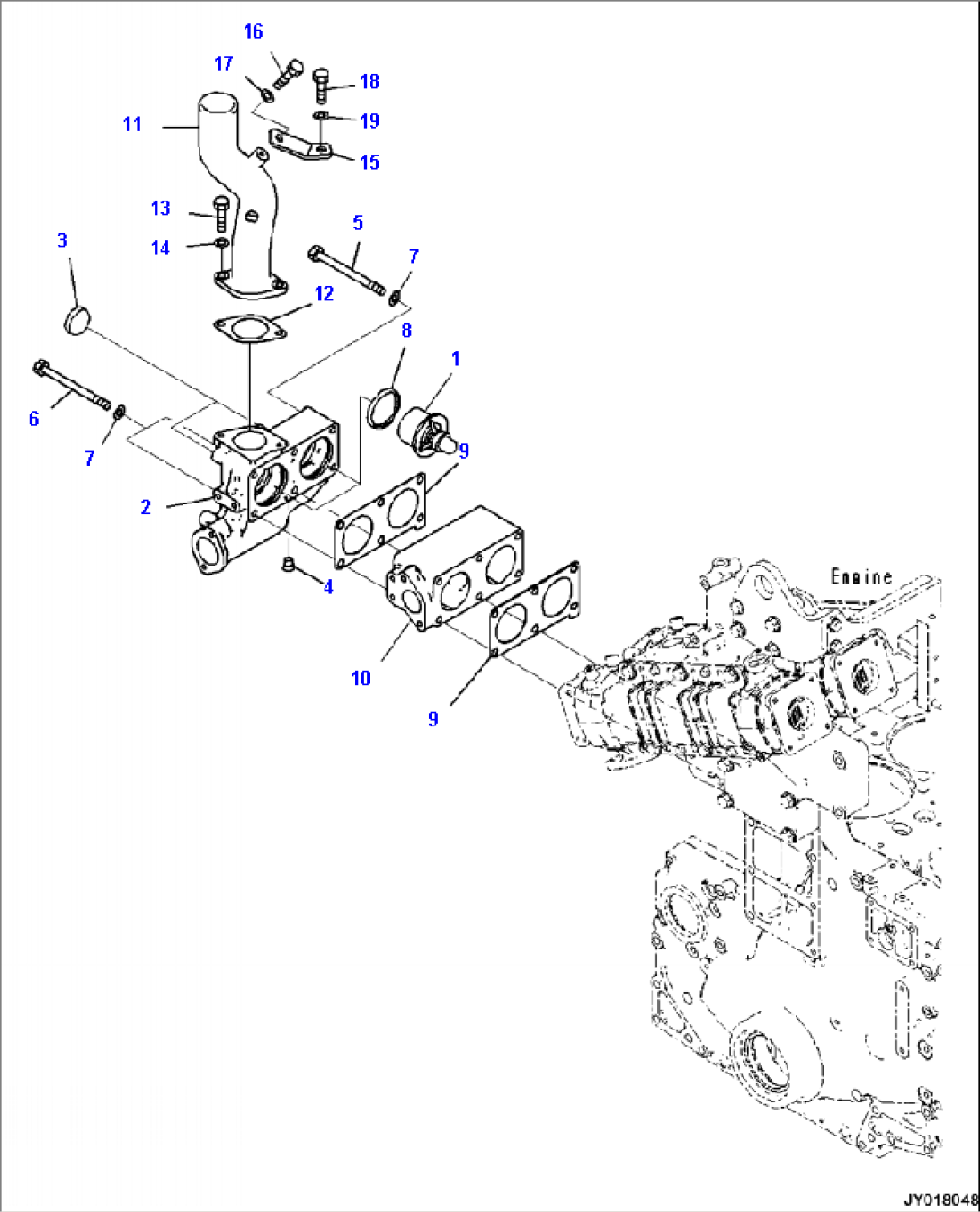 A5109-A2A2 THERMOSTAT AND HOUSING