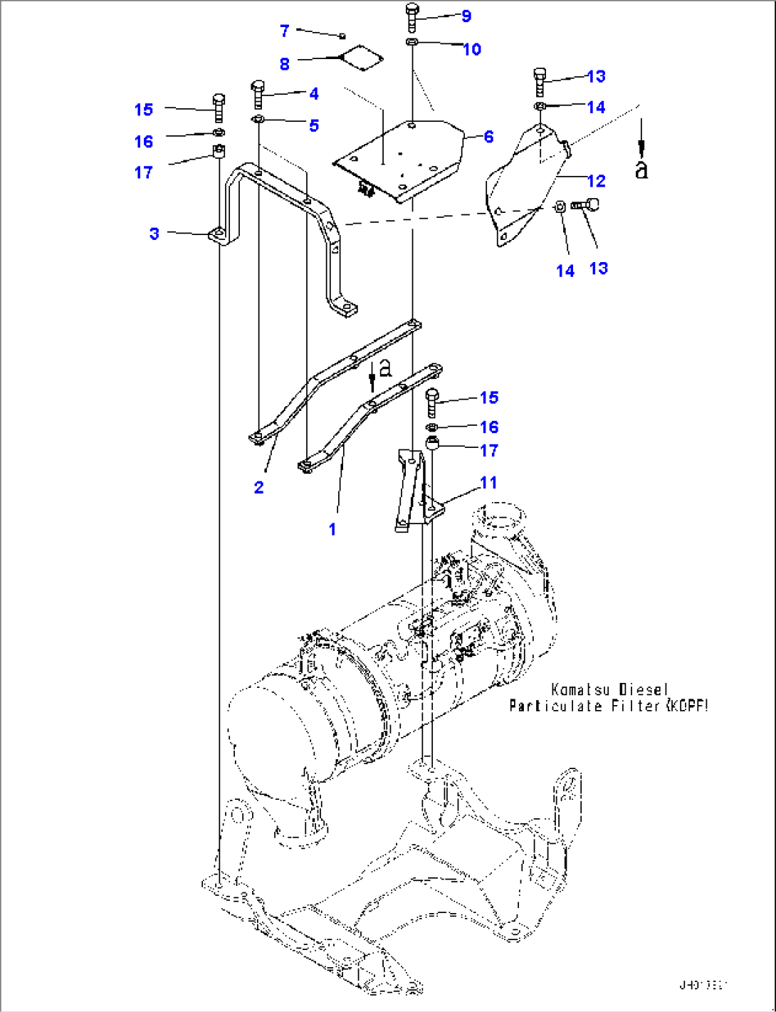 Engine Mounting, Guard (#454229-)