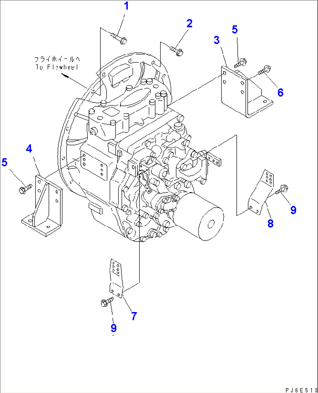 MARINE GEAR MOUNTING (MGN123X-10)(#19421-)