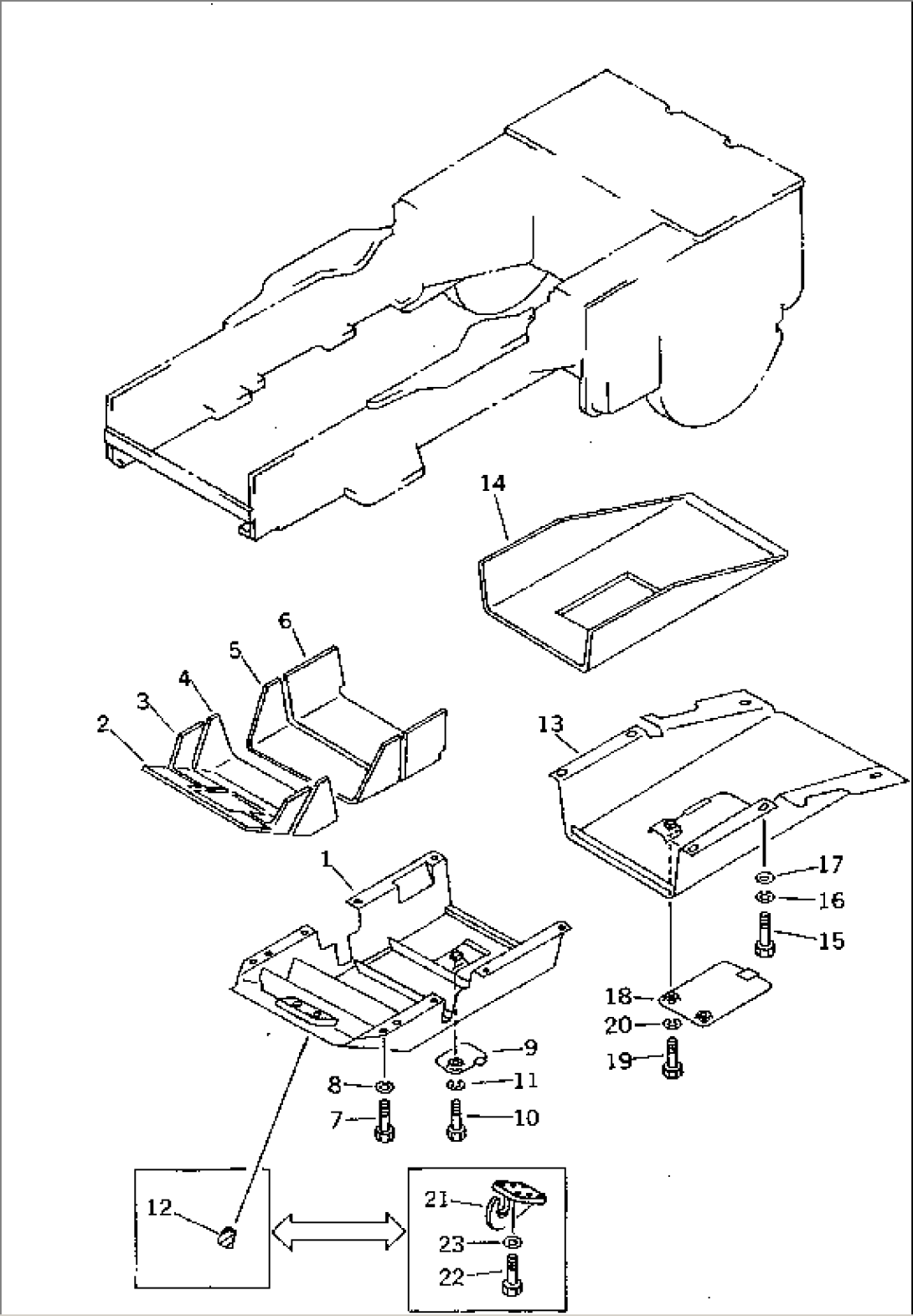 UNDER GUARD (STRENGTHENED TYPE) (NOISE SUPPRESSION FOR EC)(#41001-41183)