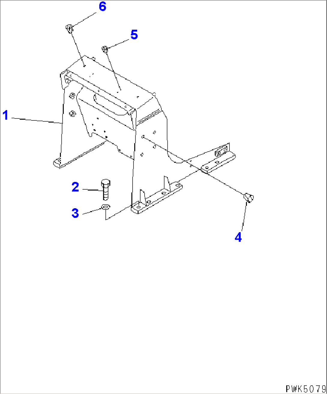 SIDE FRAME (FOR ANGLE DOZER) (FOR MONO LEVER STEERING)