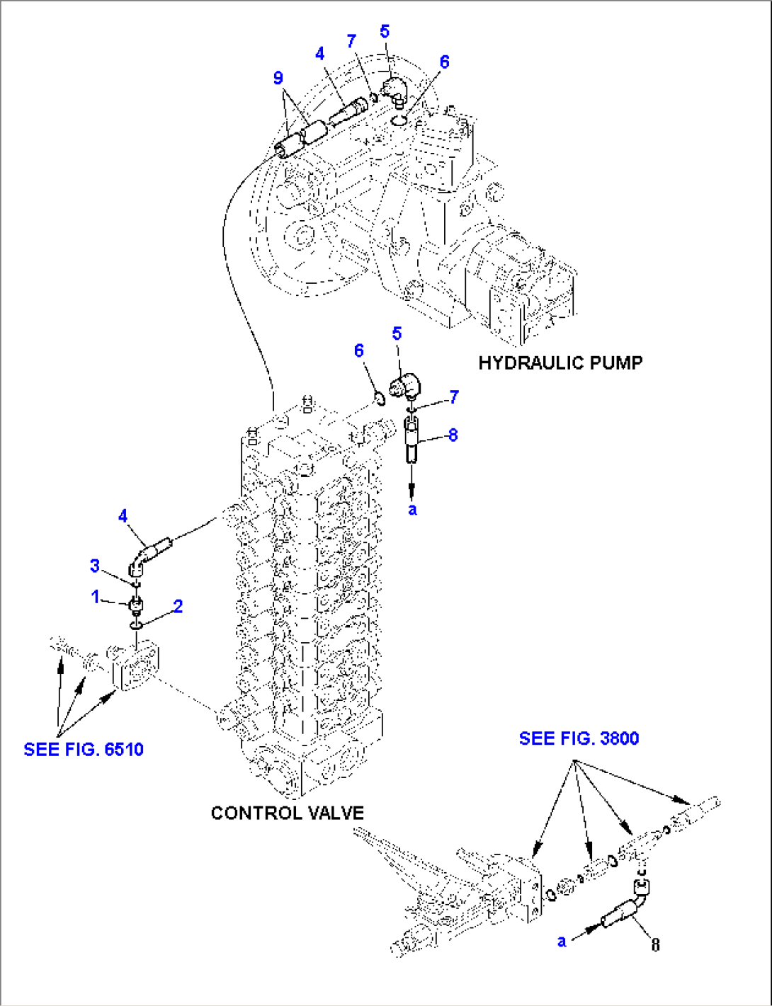 HYDRAULIC PIPING (LOAD SENSING)