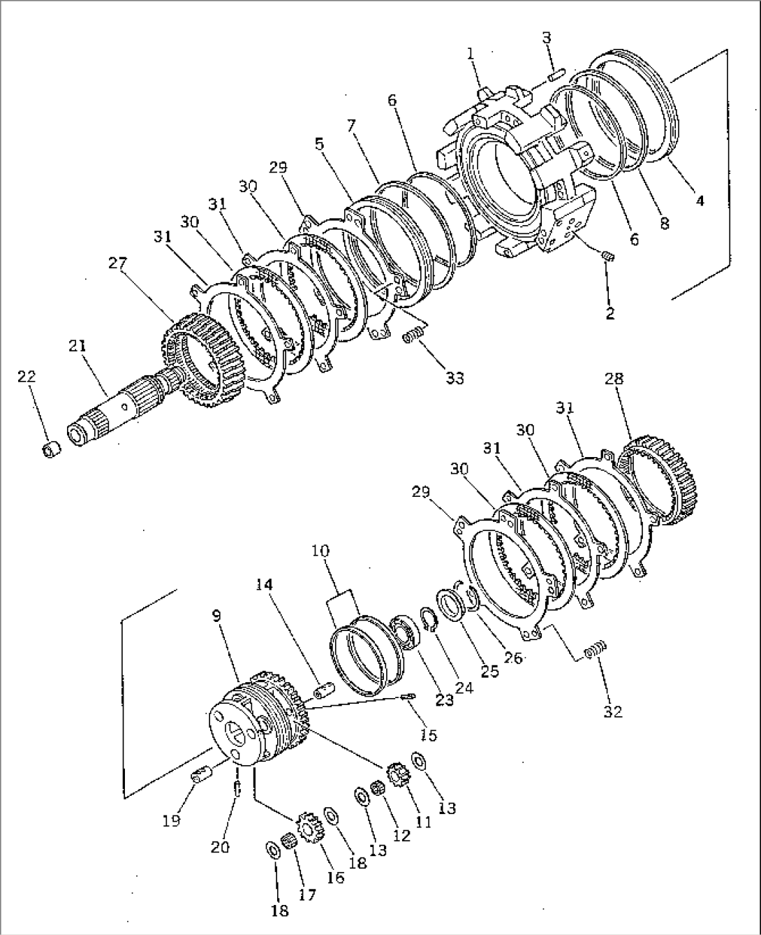 TRANSMISSION (FORWARD AND 3RD HOUSING)