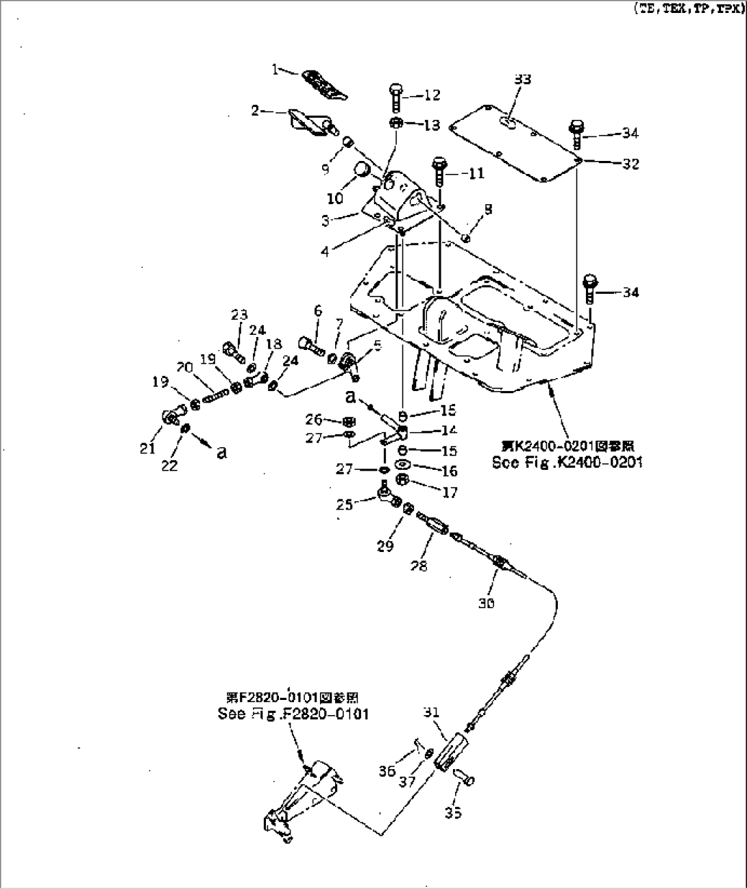 FLOOR (DECCEL PEDAL AND CABLE)