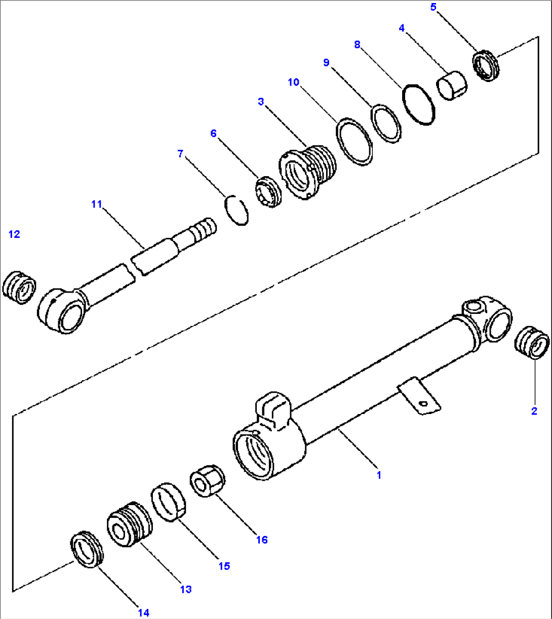 STEERING CYLINDER - LH