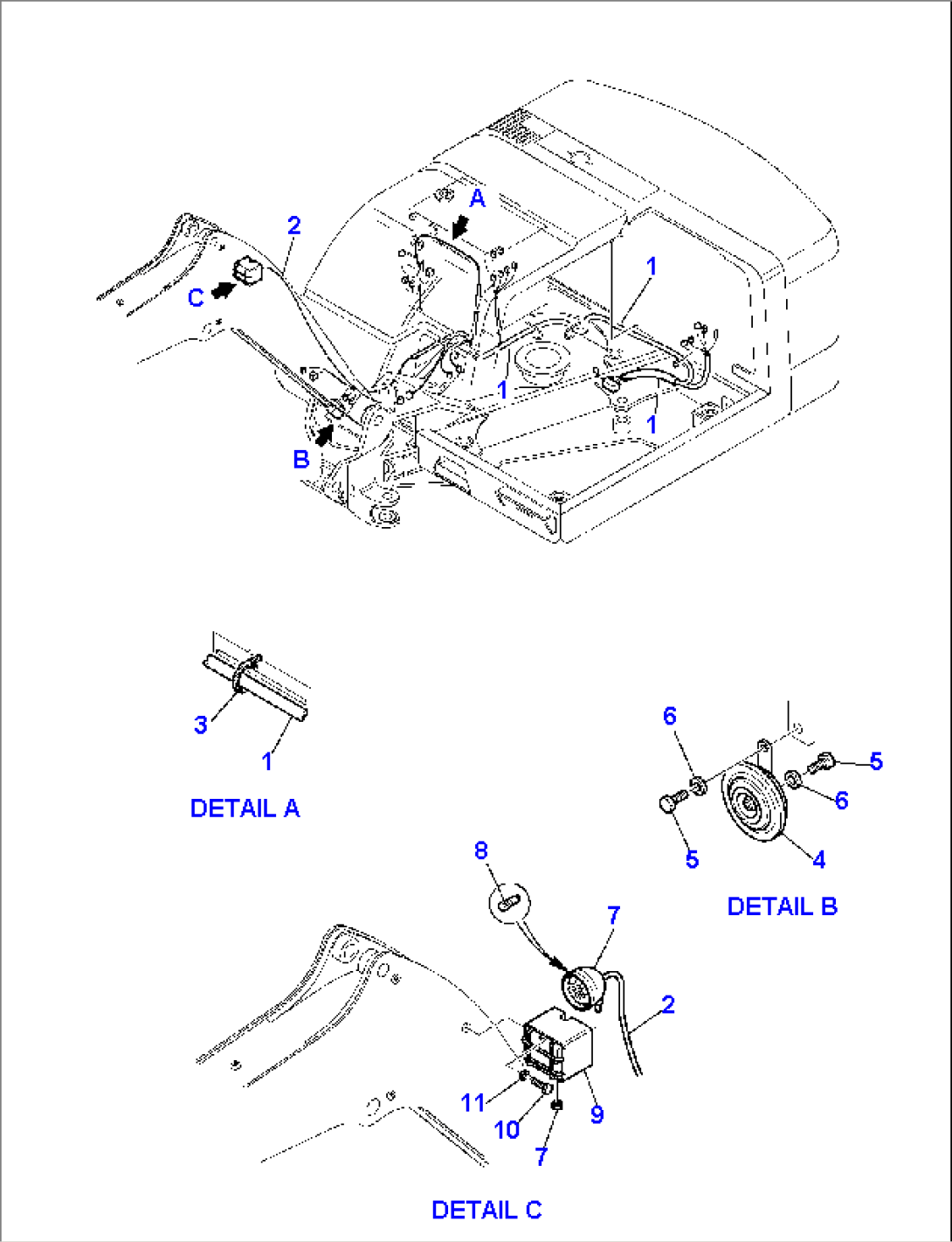 ELECTRICAL SYSTEM (LIGHT AND SERVICE LINE) (1/2)