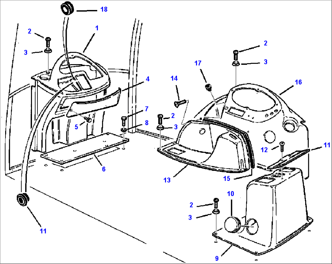 FIG. K5110-01A0 CANOPY - DASHBOARDS AND COVERS