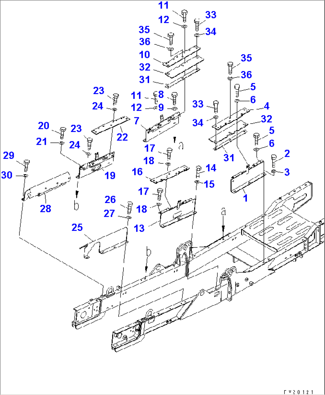 ZURI. CONVEYOR (INNER PARTS) (3M LENGTH) (8/9)(#1005-1505)