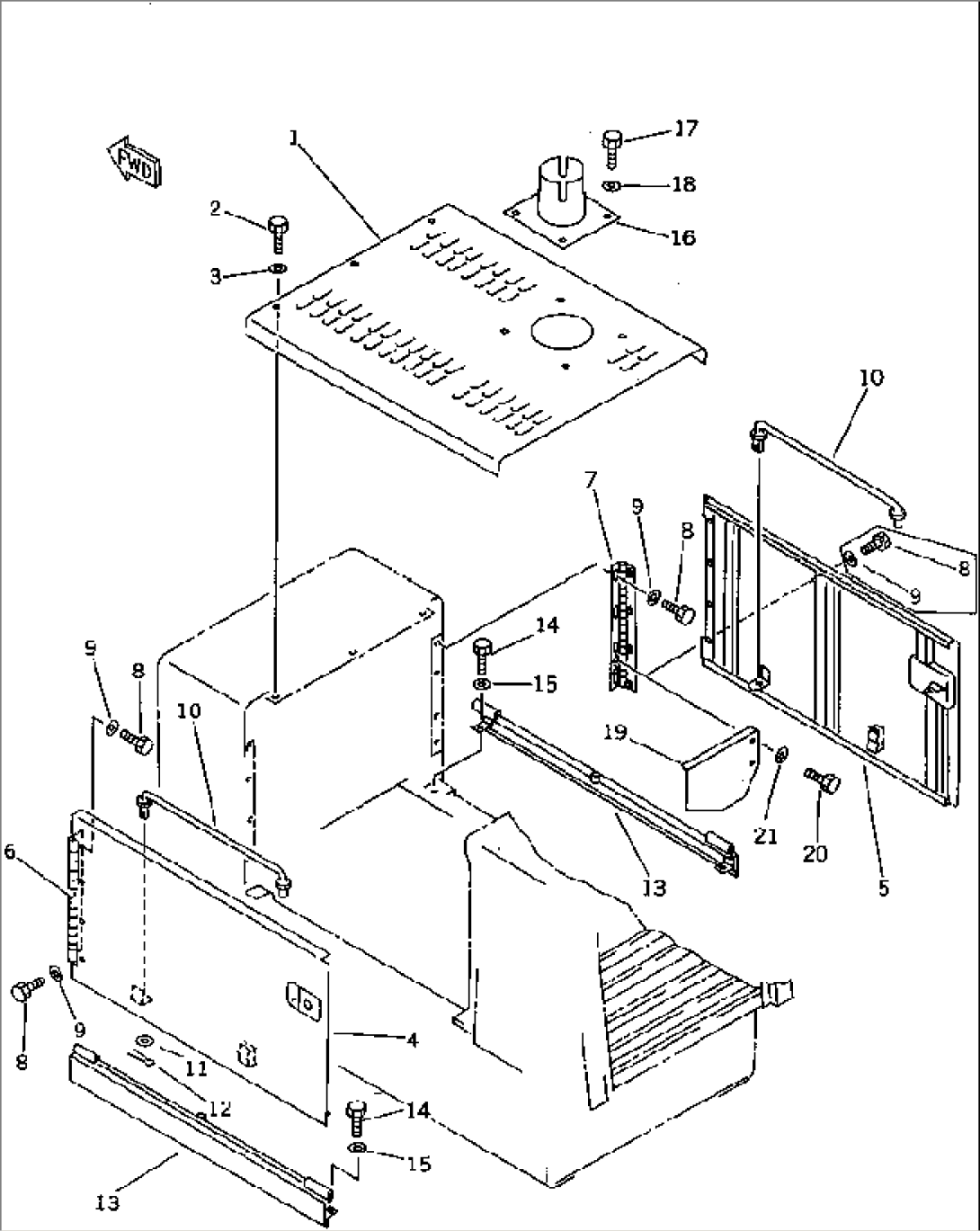 ENGINE HOOD(#20001-)