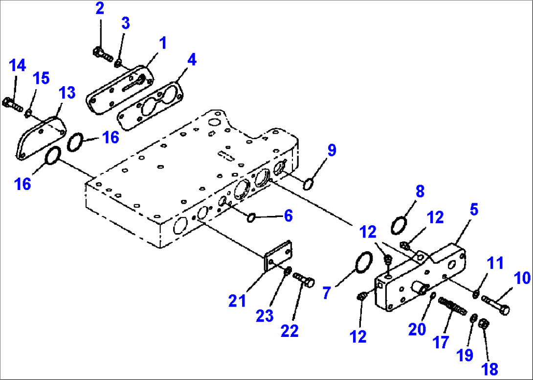 F4320-61A0 TRANSMISSION CONTROL VALVE UPPER VALVE COVER