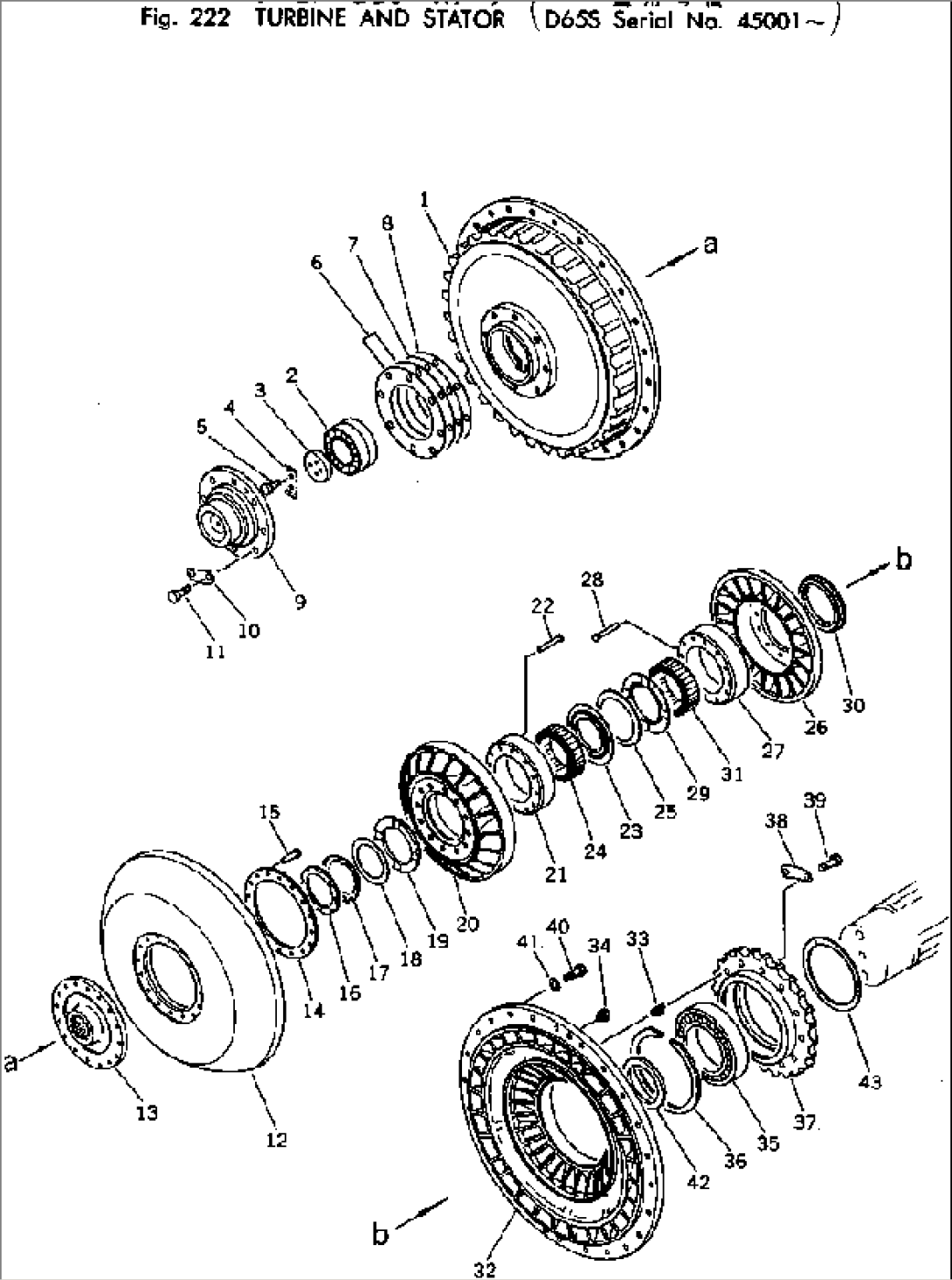 TURBINE AND STATOR