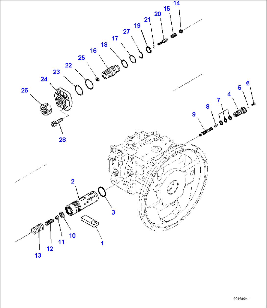 Piston Pump, Inner Parts (6/9) (#24510-27395)