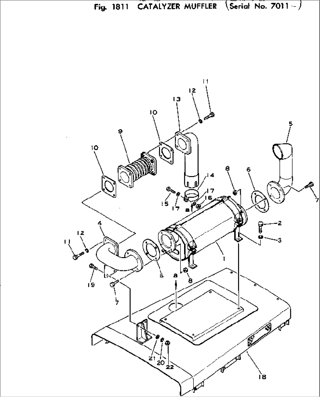 CATALYZER MUFFLER(#7011-)