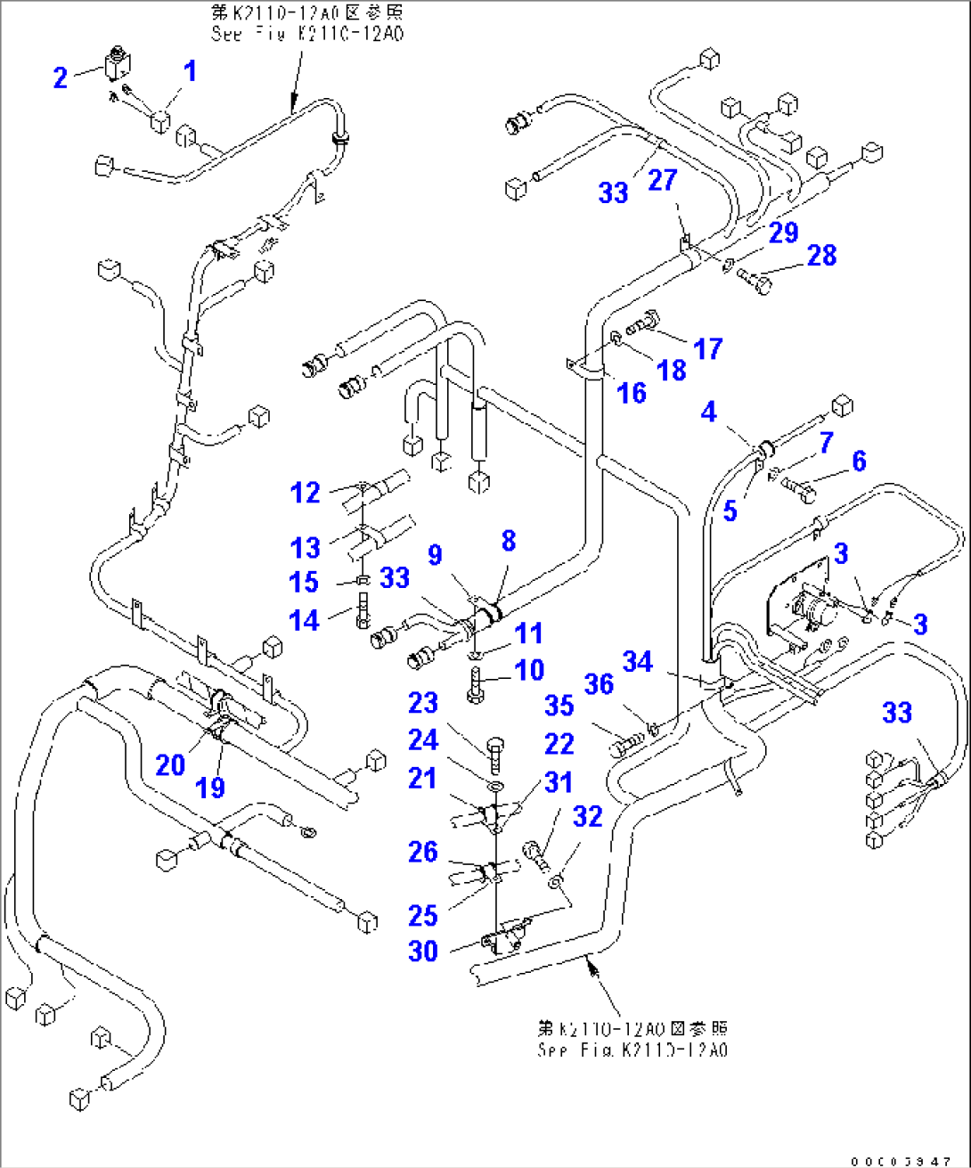 FLOOR FRAME (FLOOR WIRING HARNESS) (3/3)