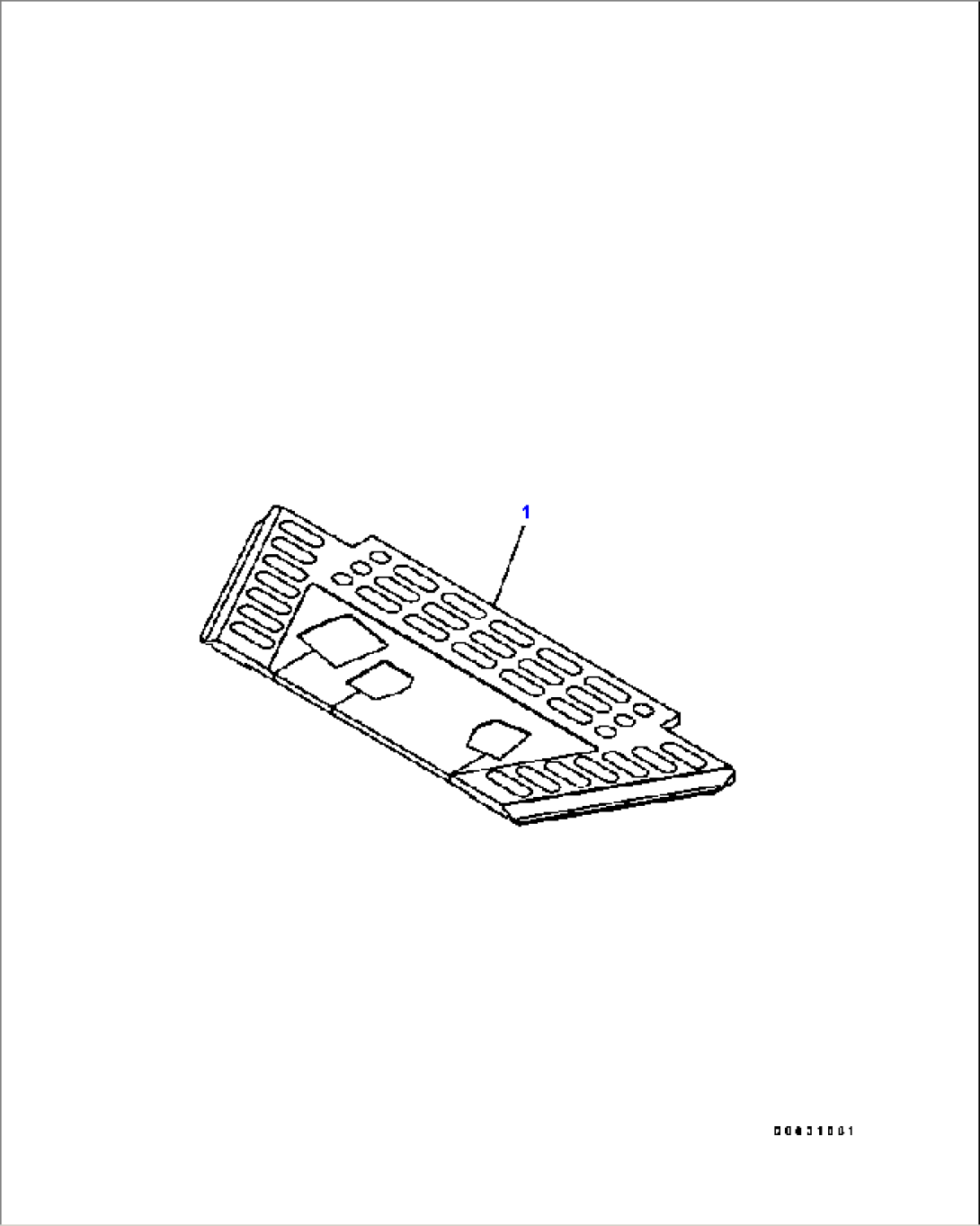 FLOOR MAT (WITHOUT CAB)