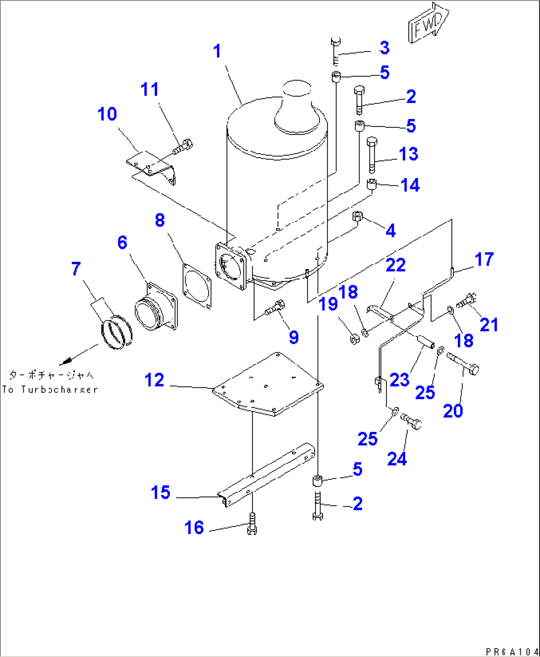 MUFFLER (WITH HEAT SHIELD)(#27560-30036)