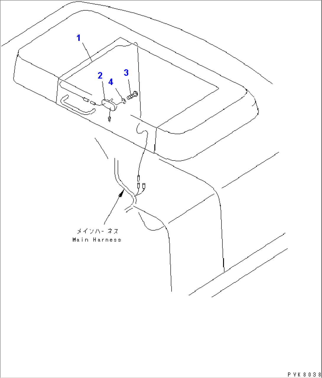 ENGINE ROOM LAMP(#K32001-)