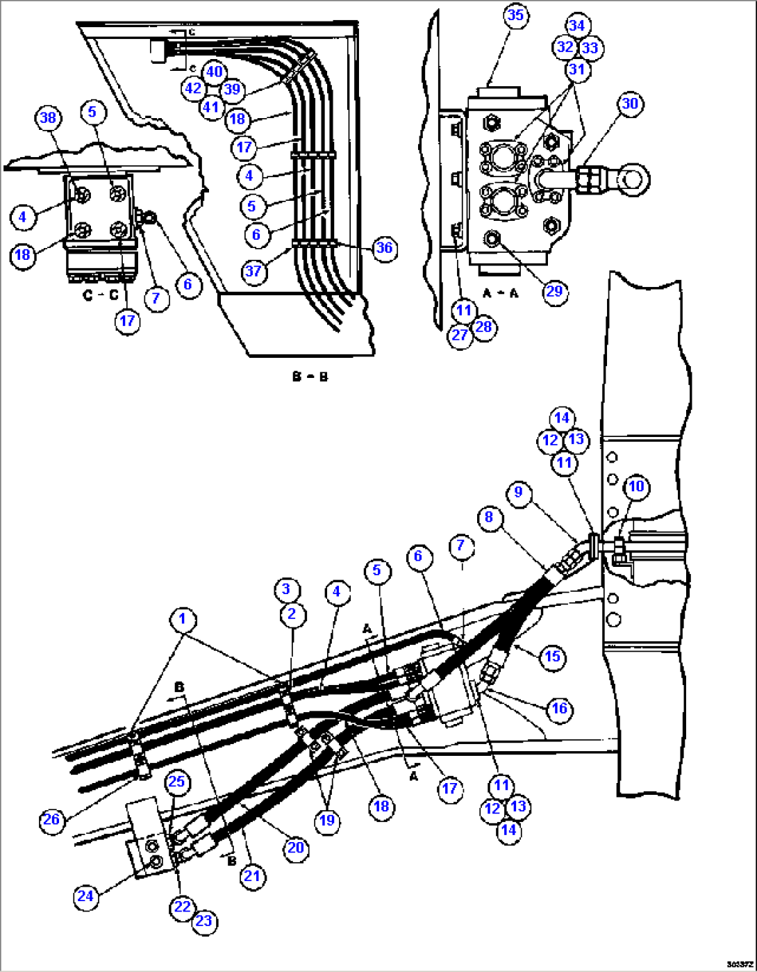STEERING SYSTEM PIPING 1/2