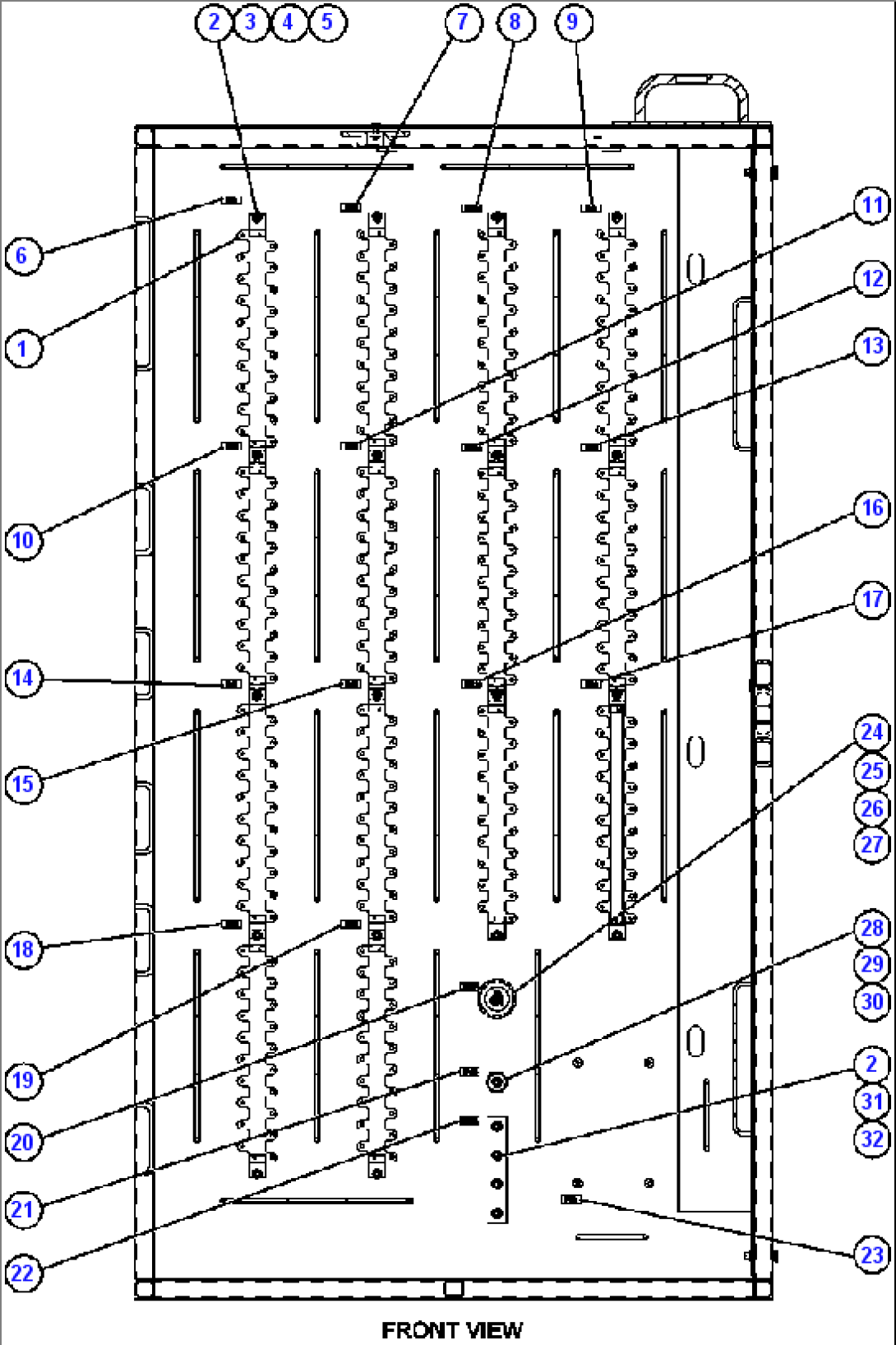 AUXILIARY CONTROL CABINET COMPONENTS - 4