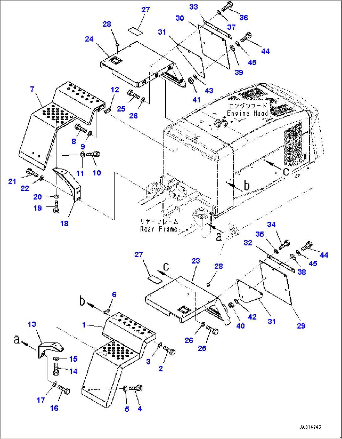 Rear Fender, Fender and Sheet (#75004-77716)