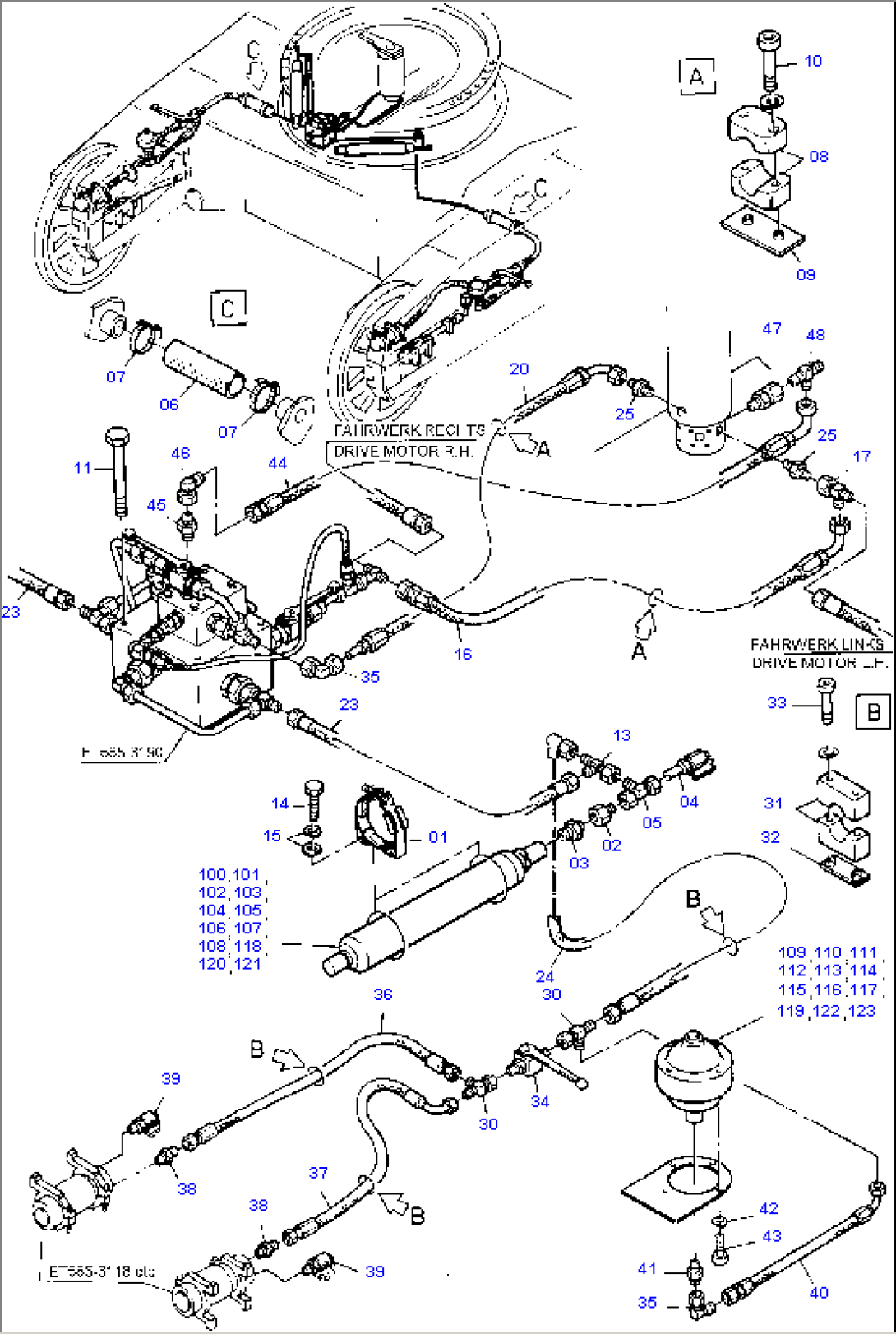 Hydr. Track Adjuster