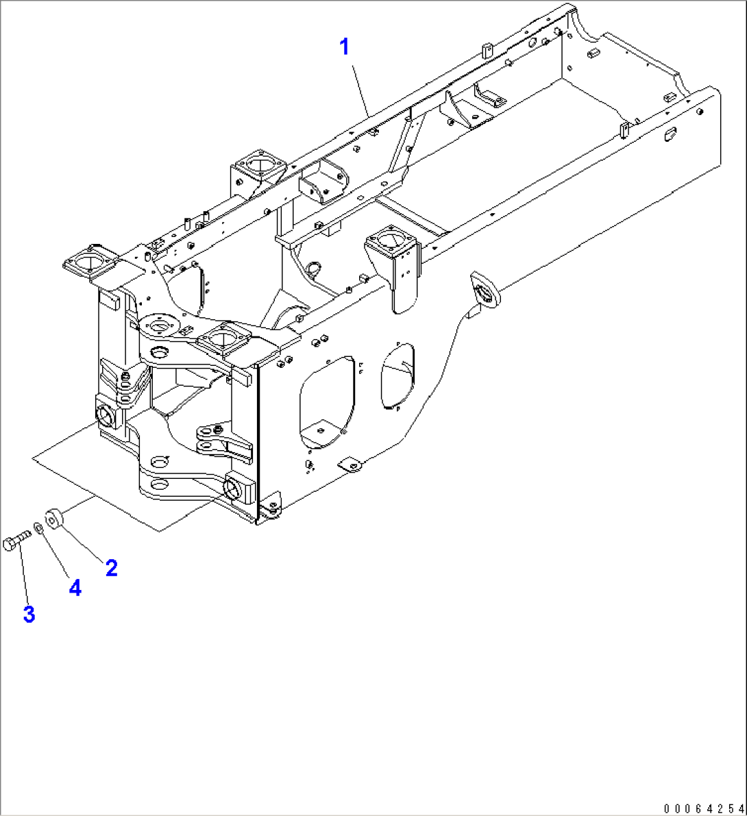 REAR FRAME(#75001-)
