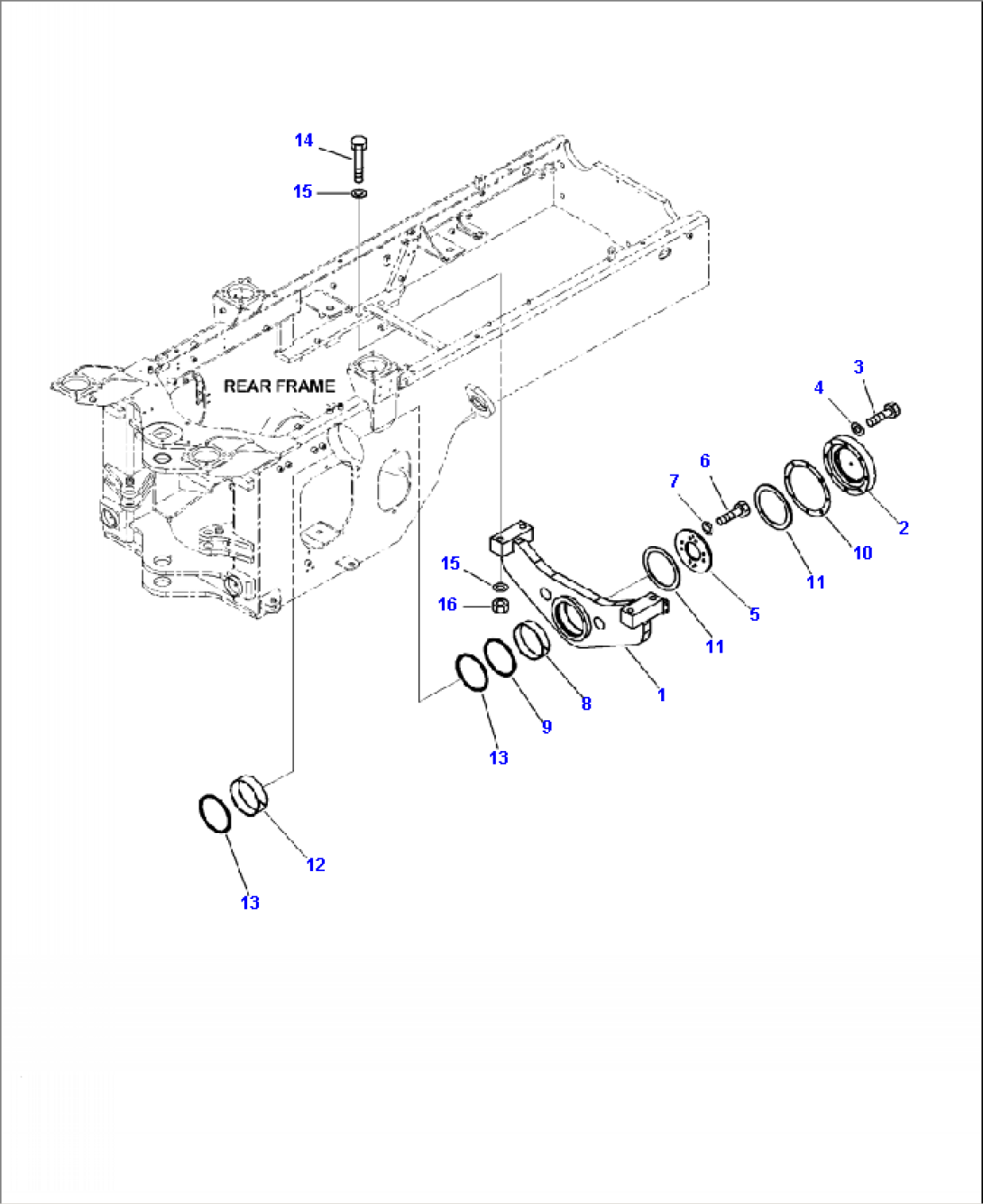 J4210-01A0 REAR AXLE SUPPORT