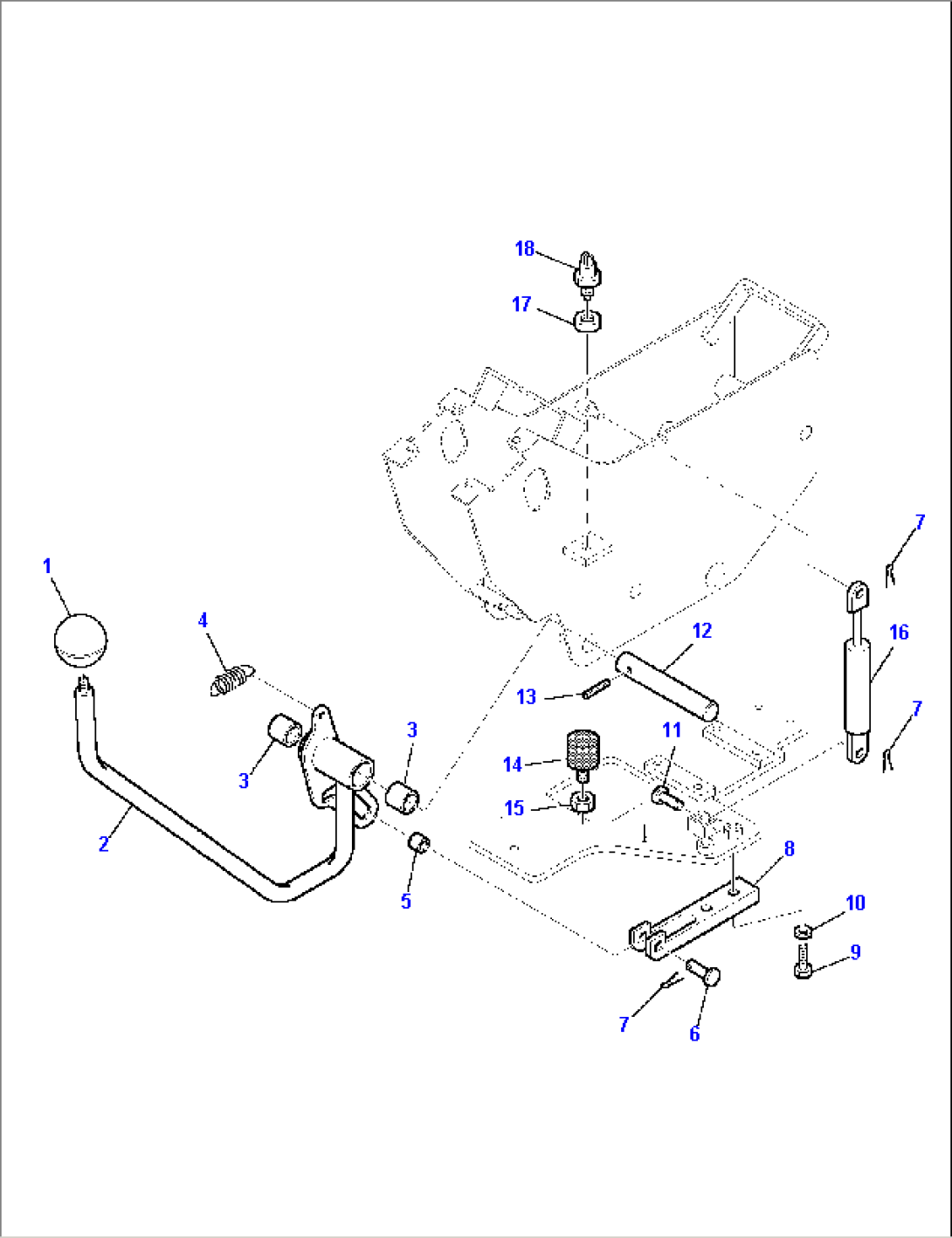 SERVOCONTROL SYSTEM STARTING LEVER