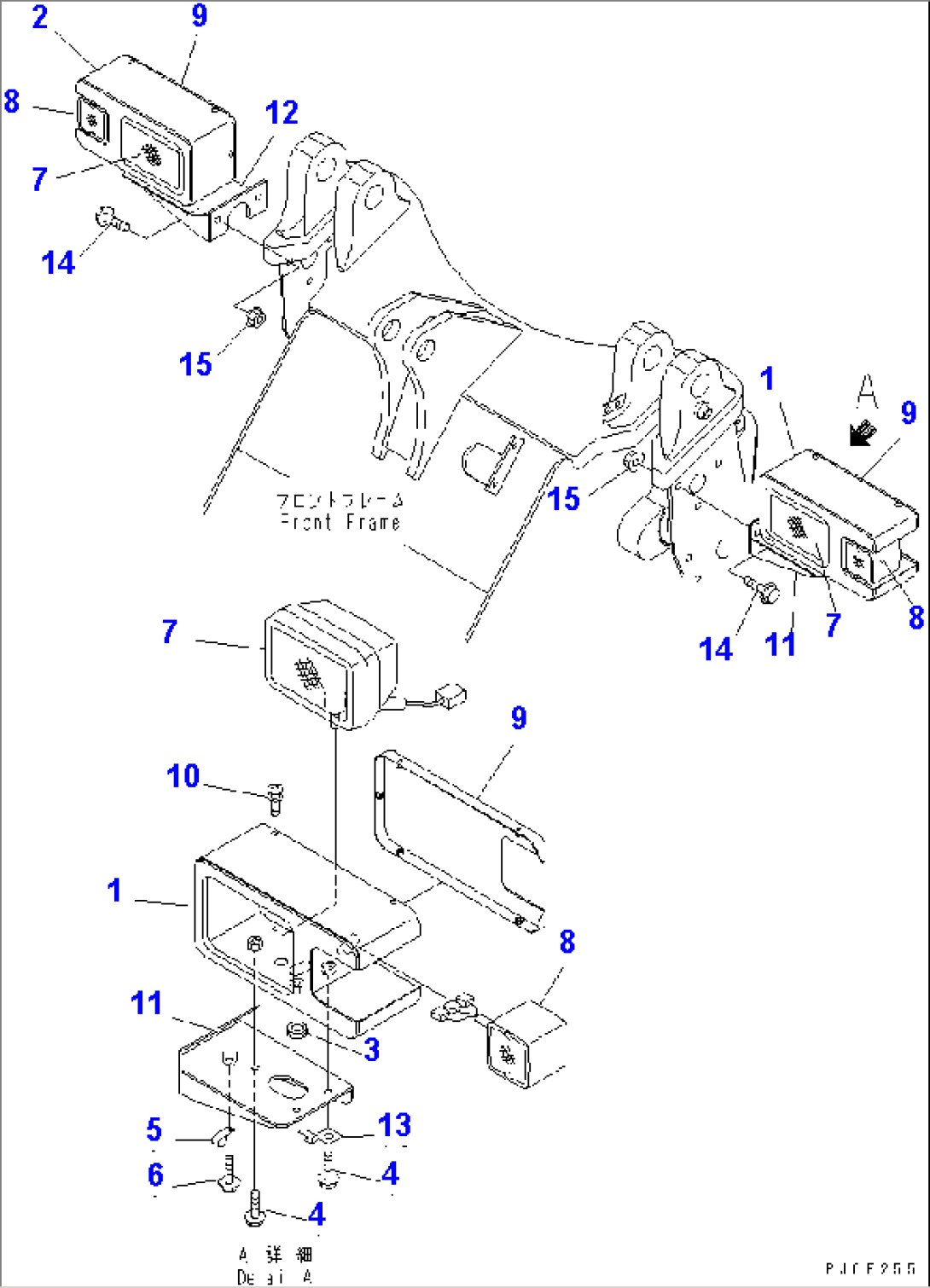 FRONT LIGHT (INDUSTRIAL WASTE DISPOSAL SPEC.)