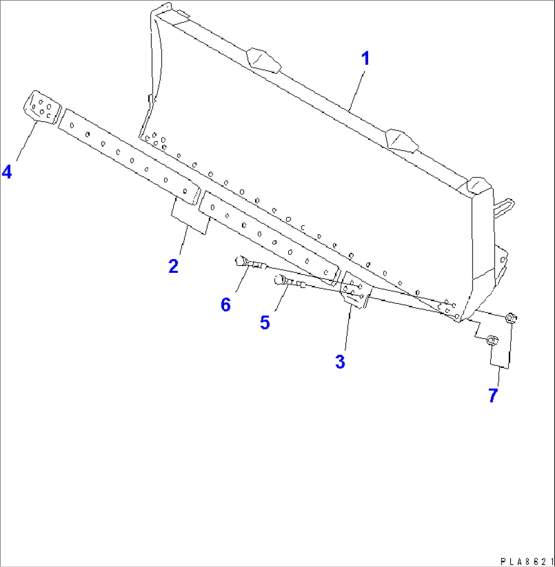 STRAIGHT TILT BLADE (FOR STRAIGHT TILT DOZER)
