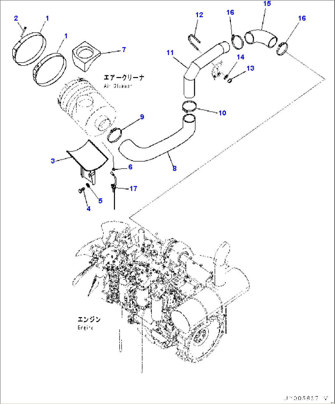 Air Cleaner, (2/2) (#70458-)