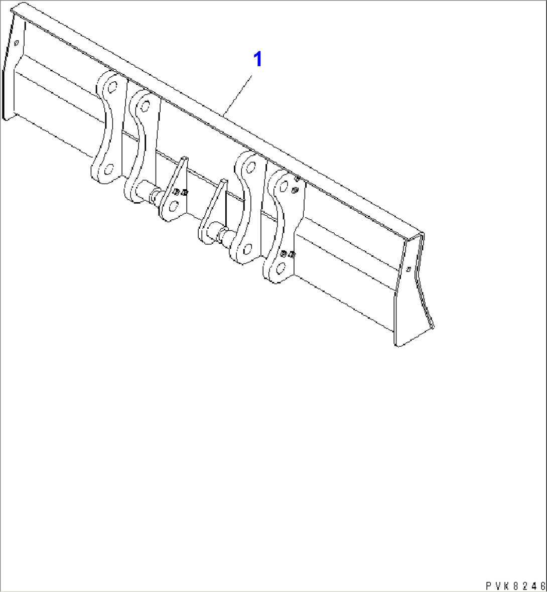 BLADE (FOR REAR PARALLEL LINK DOZER)