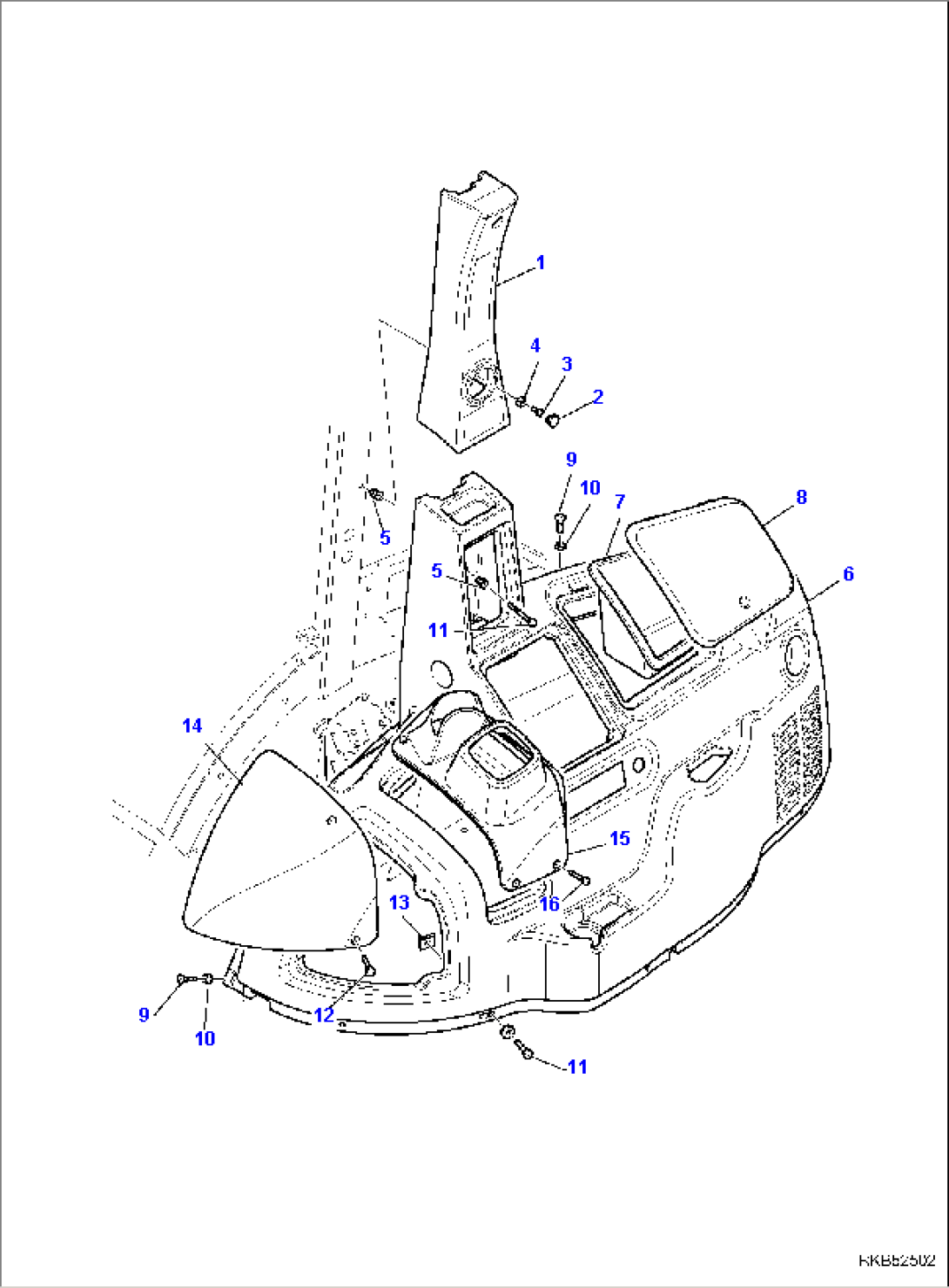 CAB (WITH AIR CONDITIONING) (11/16)