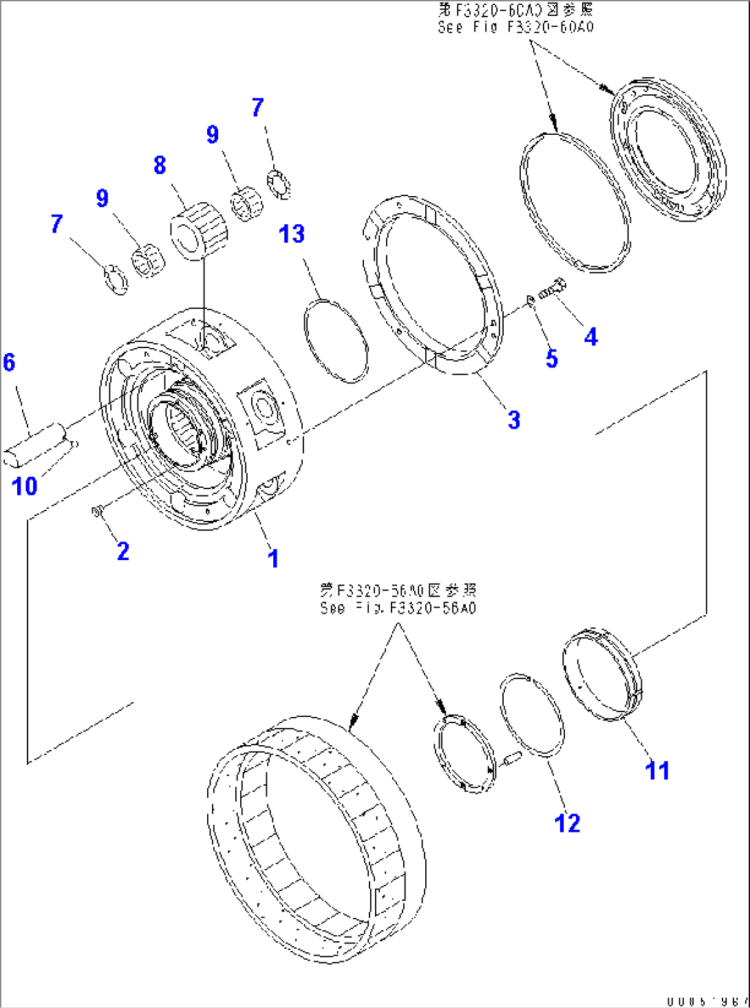 TRANSMISSION (4/10) (CARRIER) (1/4)(#7001-)
