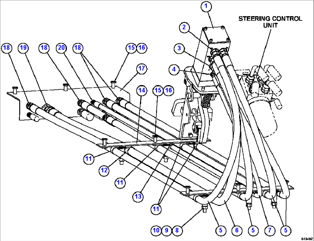 BRAKE VALVE PIPING