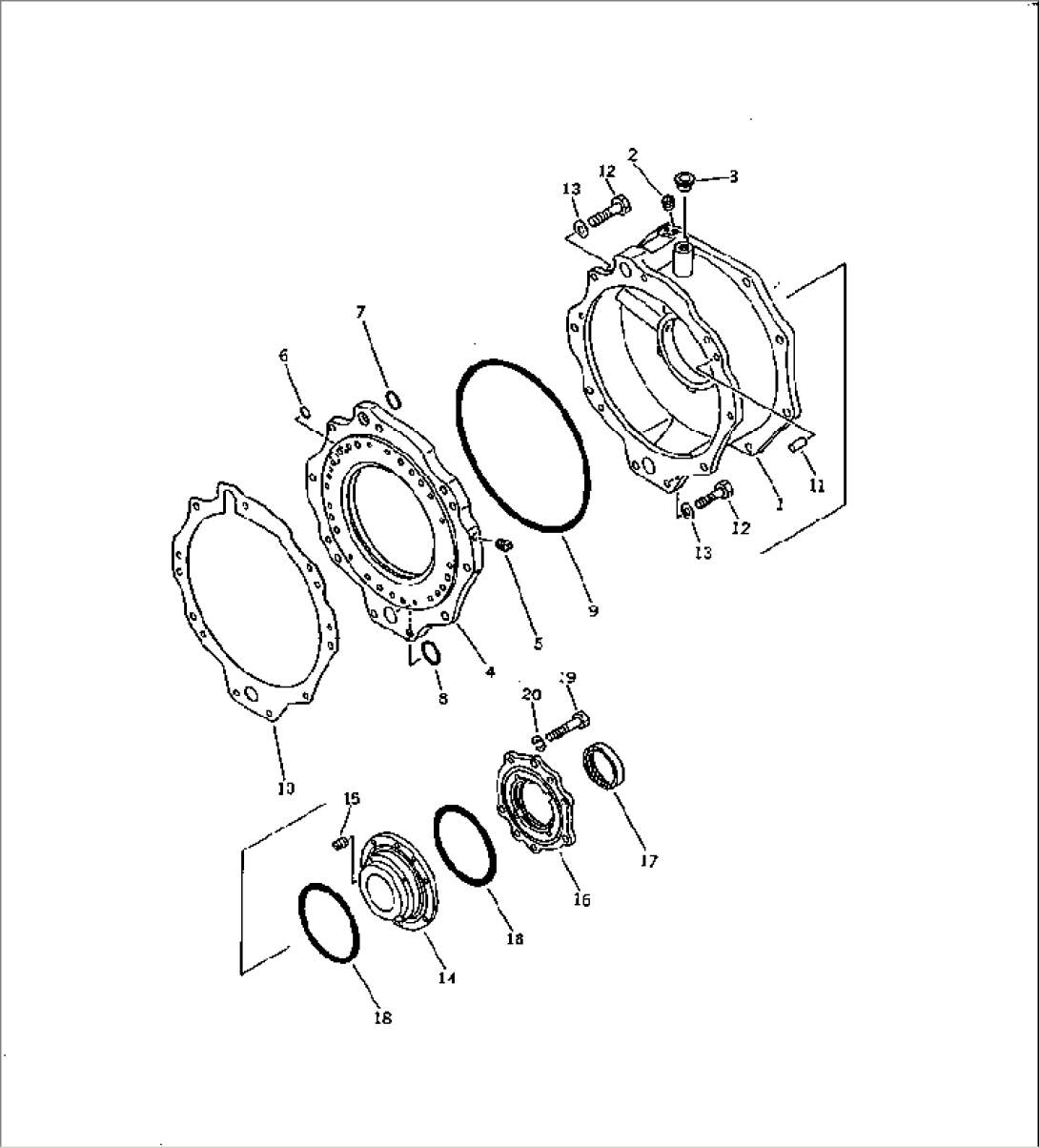TRANSMISSION REAR COVER