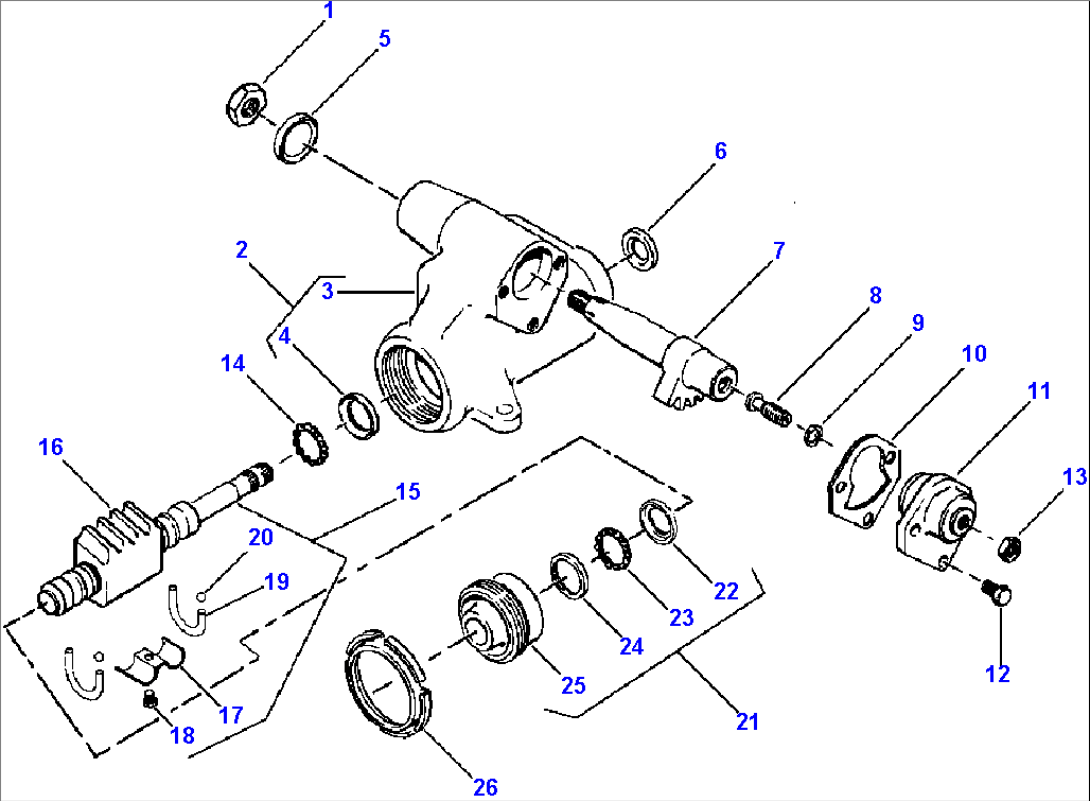 STEERING GEAR SAGINAW #7819 934